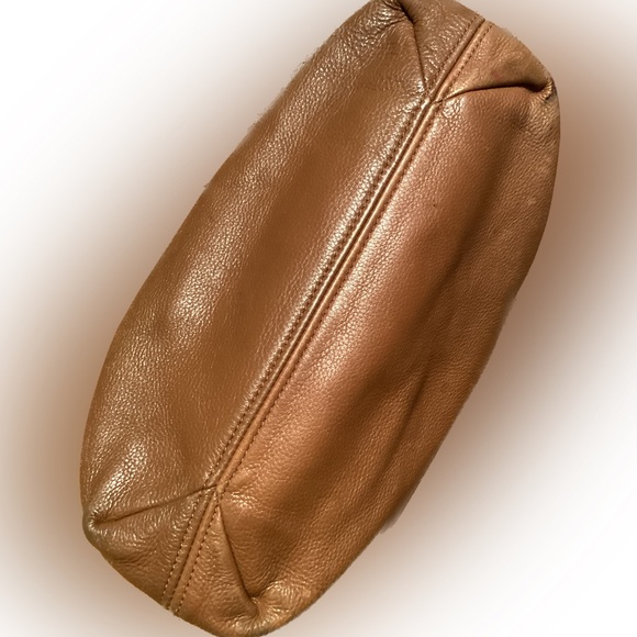 Michael Kors Pebbled Leather Drawstring Tassel Camden Hobo Shoulder Handbag - Picture 9 of 16